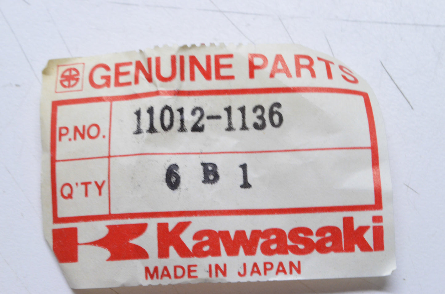 New OEM Kawasaki 11012-1136 Fork Top Cap NOS