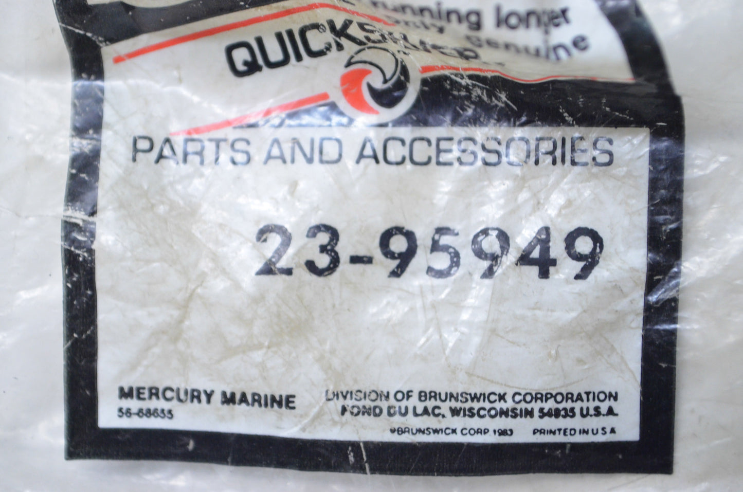 OEM Mercury 23-95949 Bushing Sleeve NOS