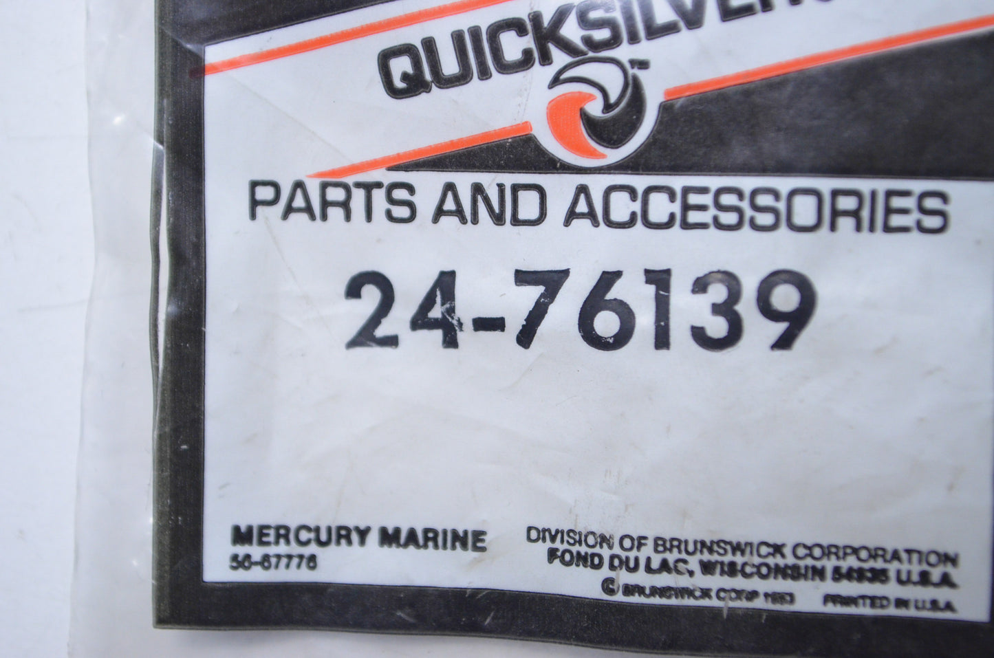 OEM Mercury 24-76139 Interlock Actuator Screw Spring NOS