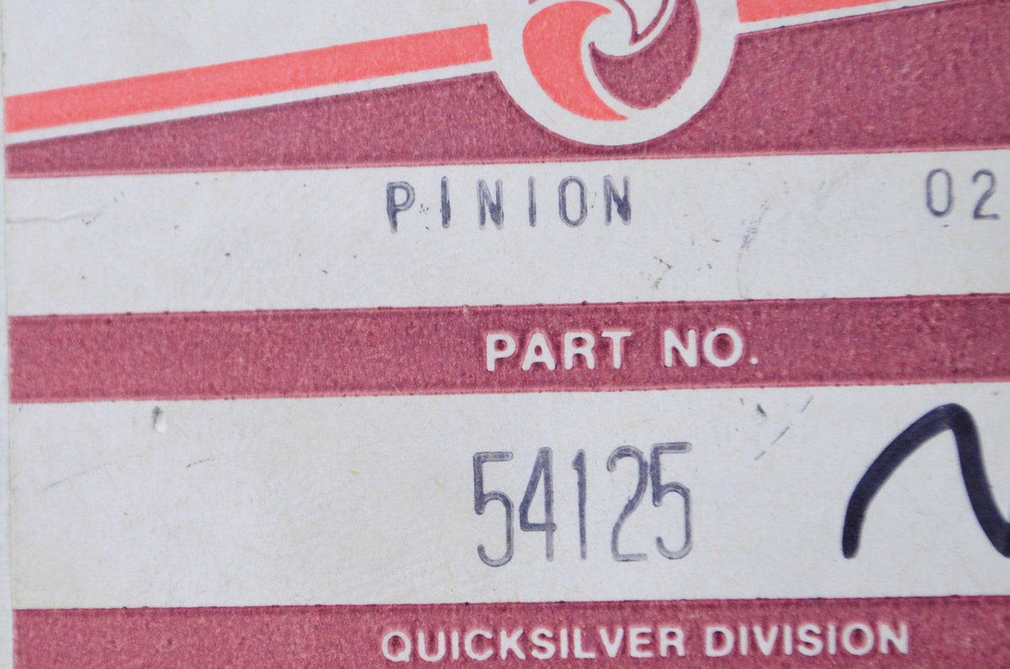 OEM Mercury 54125 Pinion NOS