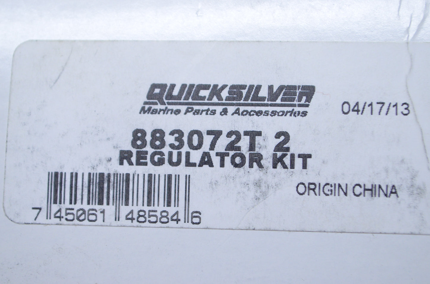 New OEM Mercury Regulator Kit NOS