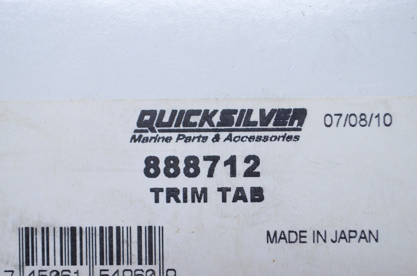 New OEM Mercury Trim Tab NOS