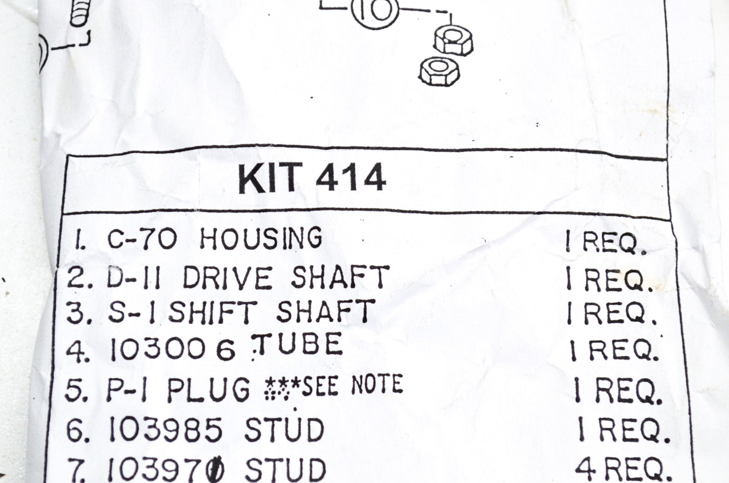 Long Shaft Extension Kit NOS