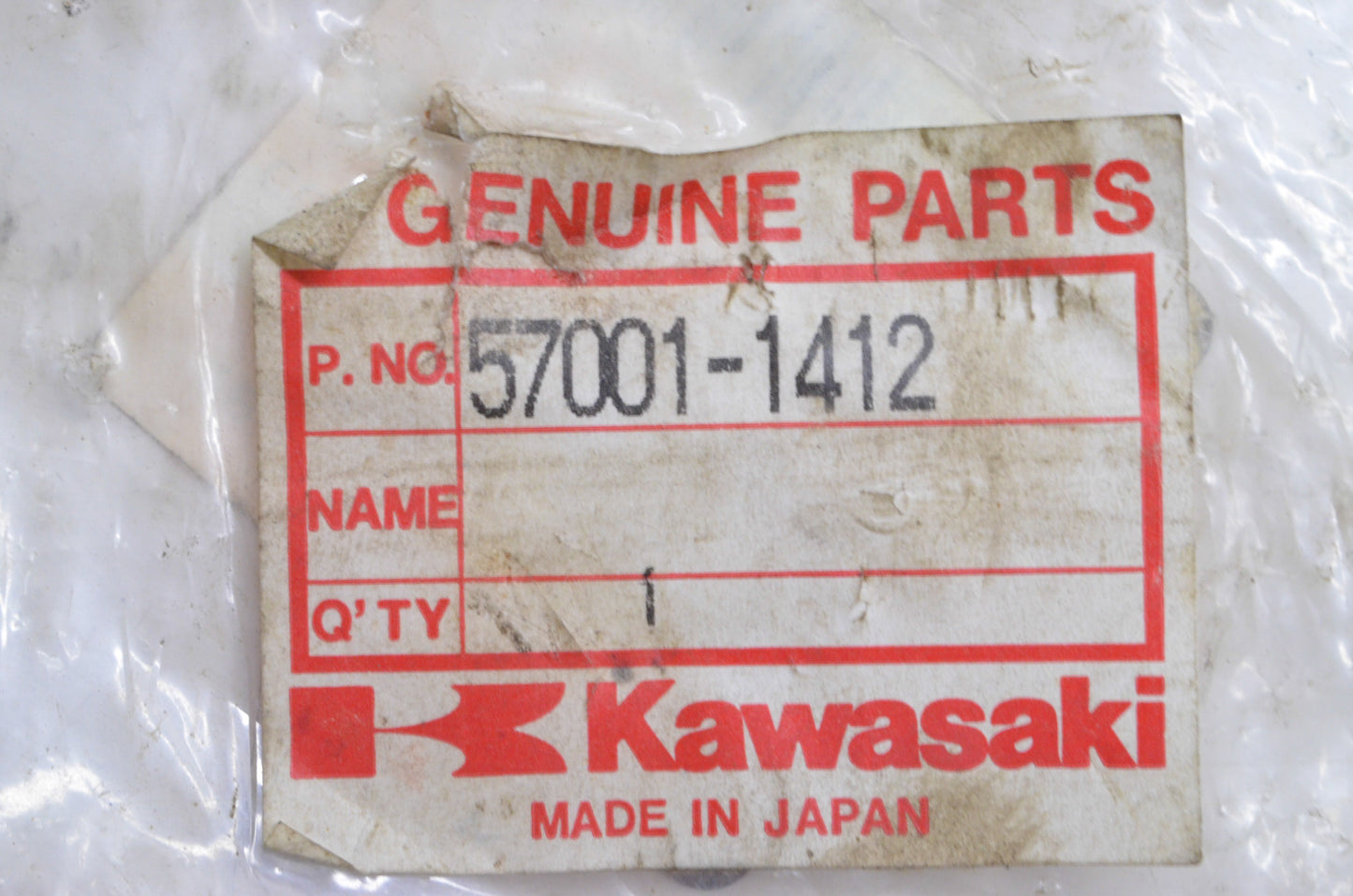 OEM Kawasaki 57001-1412 Pulley Holder NOS