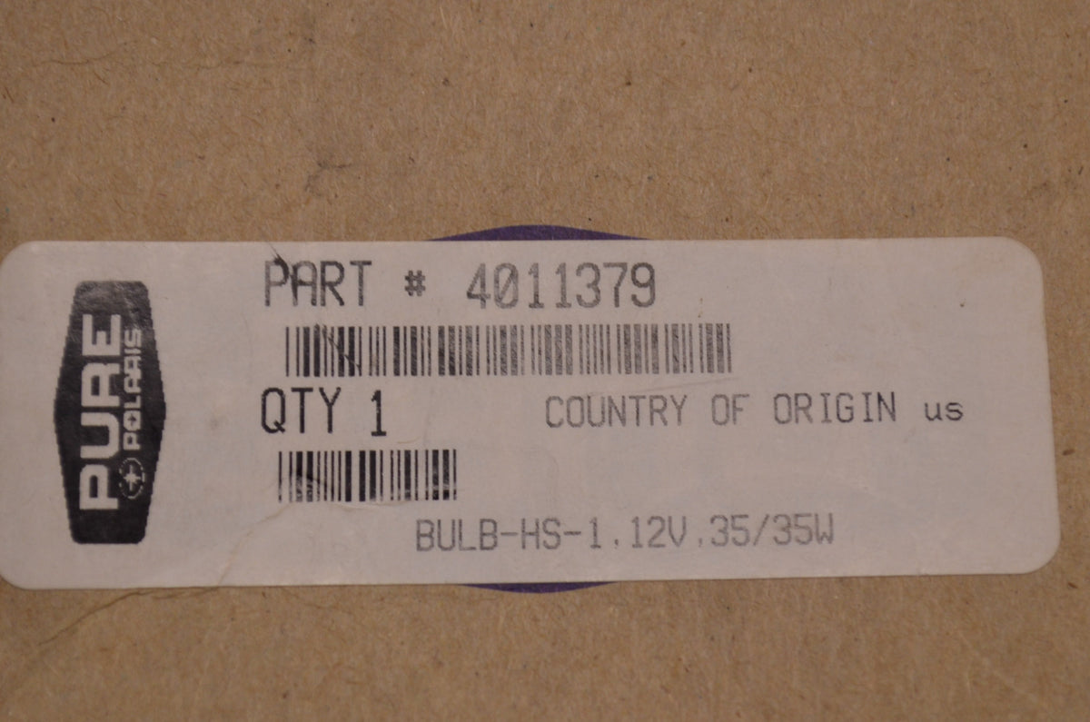 New OEM Polaris Headlight Bulb 12V 35/35W NOS
