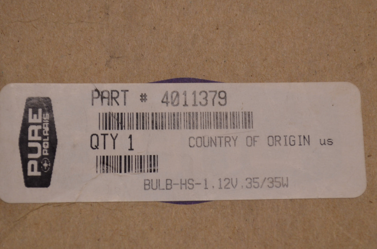 New OEM Polaris Headlight Bulb 12V 35/35W NOS