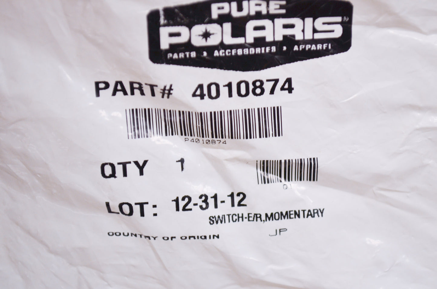 New OEM Polaris Reverse Switch NOS