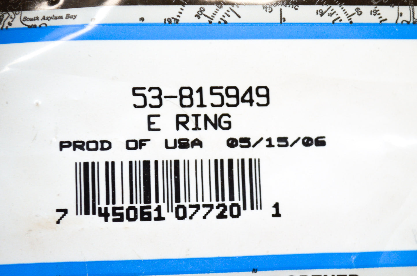 OEM Mercury 53-815949 E Ring NOS