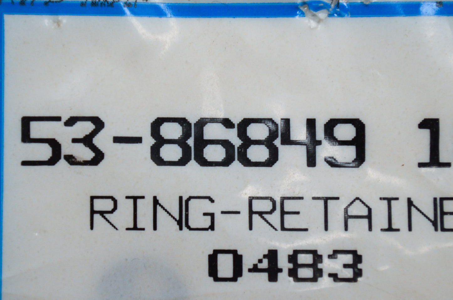 OEM Mercury 53-86849 Retaining Ring NOS