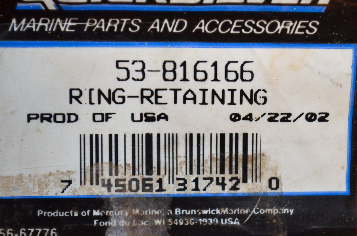 Retaining Ring NOS