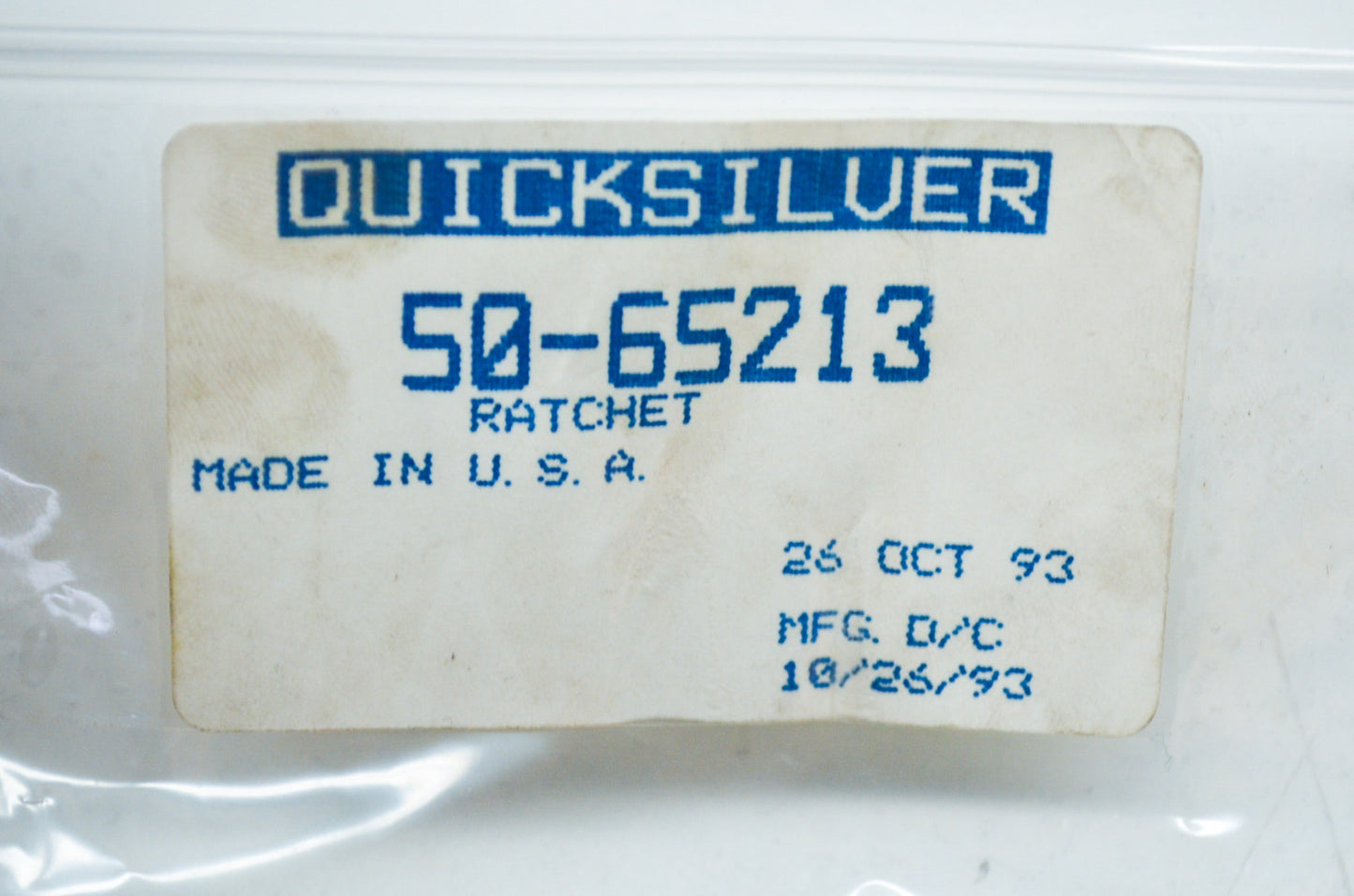 OEM Mercury 50-65213 Ratchet NOS