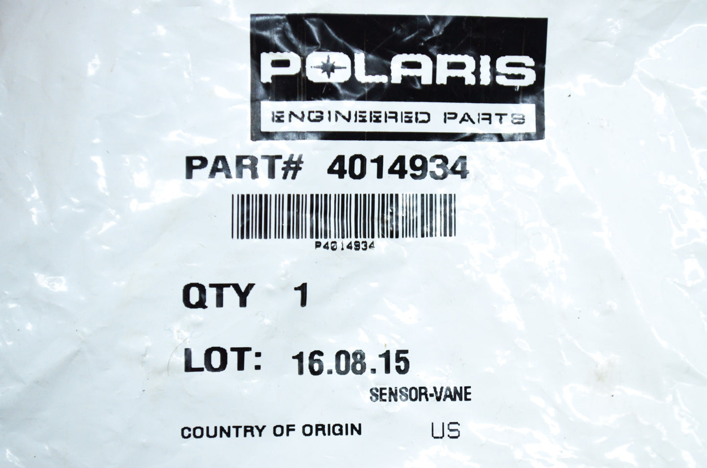 OEM Polaris 4014934 Vane Sensor NOS