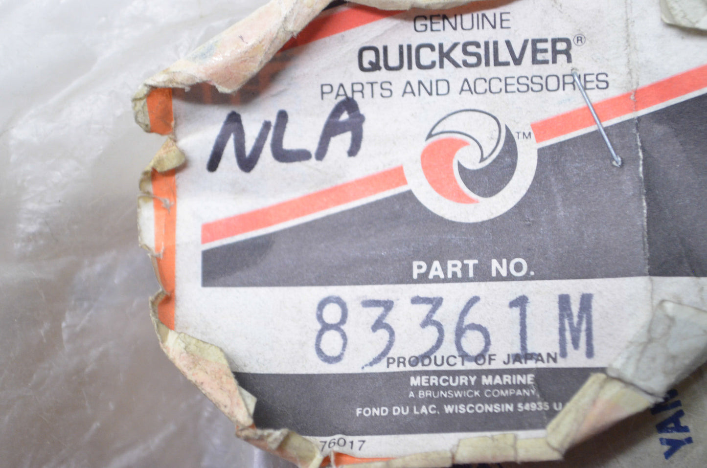 OEM Mercury 83361M Float Bowl NOS