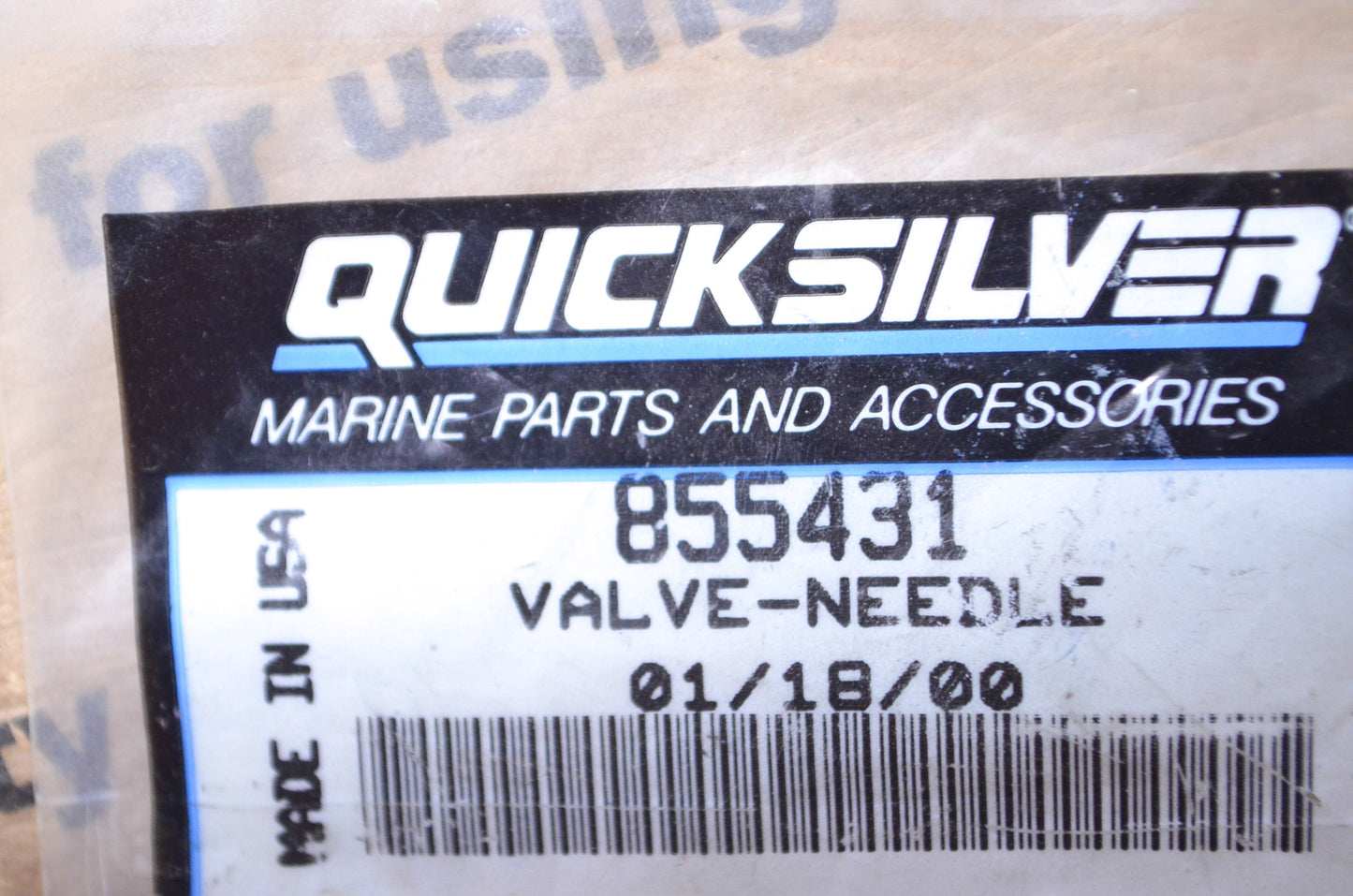 New OEM Mercury Needle Valve NOS