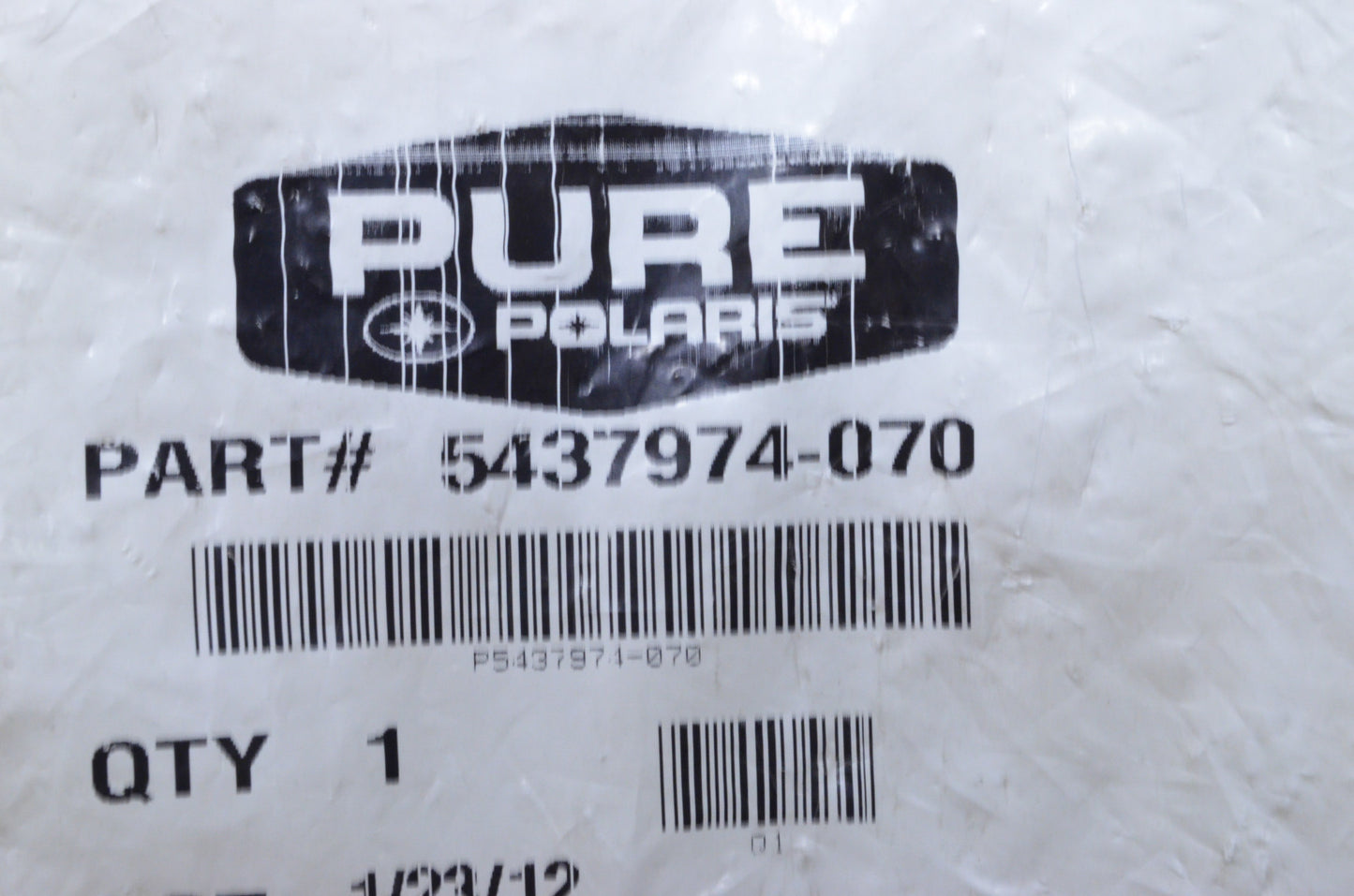 OEM Polaris 5437974-070 Black Recoil Handle NOS