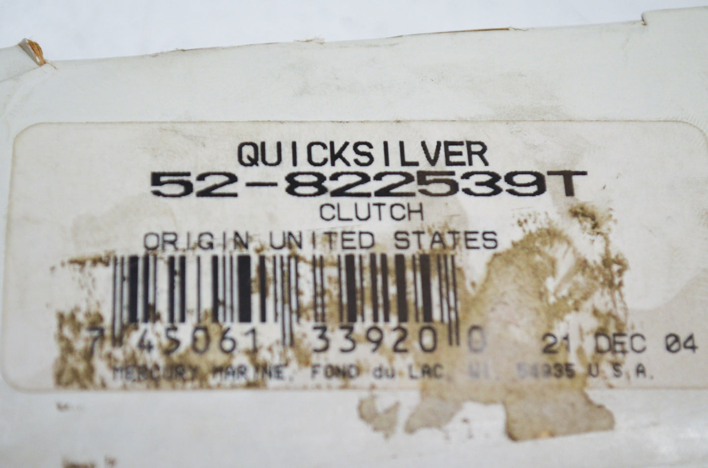 New OEM Mercury Clutch Dog NOS