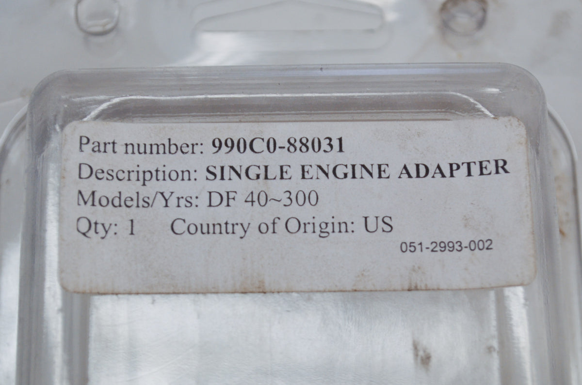 OEM Suzuki 990C0-88031 Boat Adapter Assembly NOS
