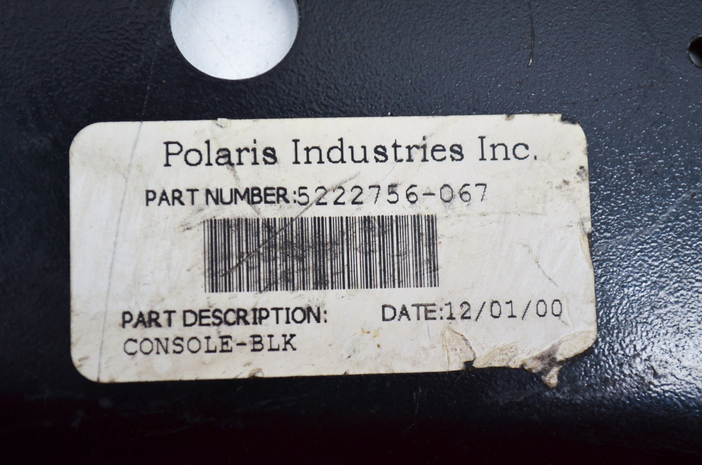 OEM Polaris 5222756-067 Console NOS