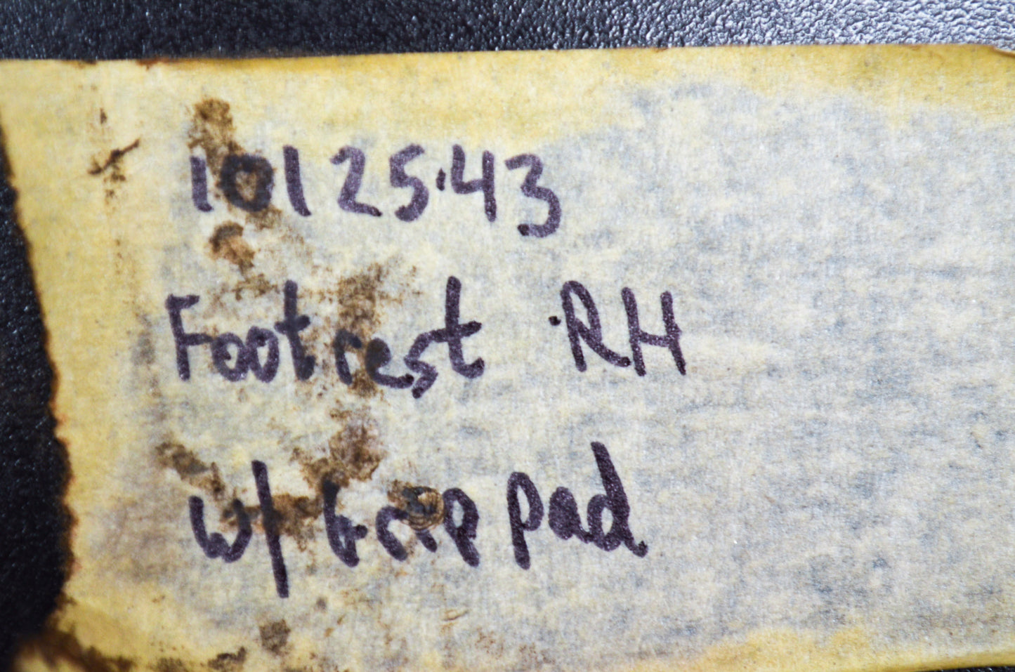 OEM Polaris 1012543 Right Footrest w/ Grip Pad NOS