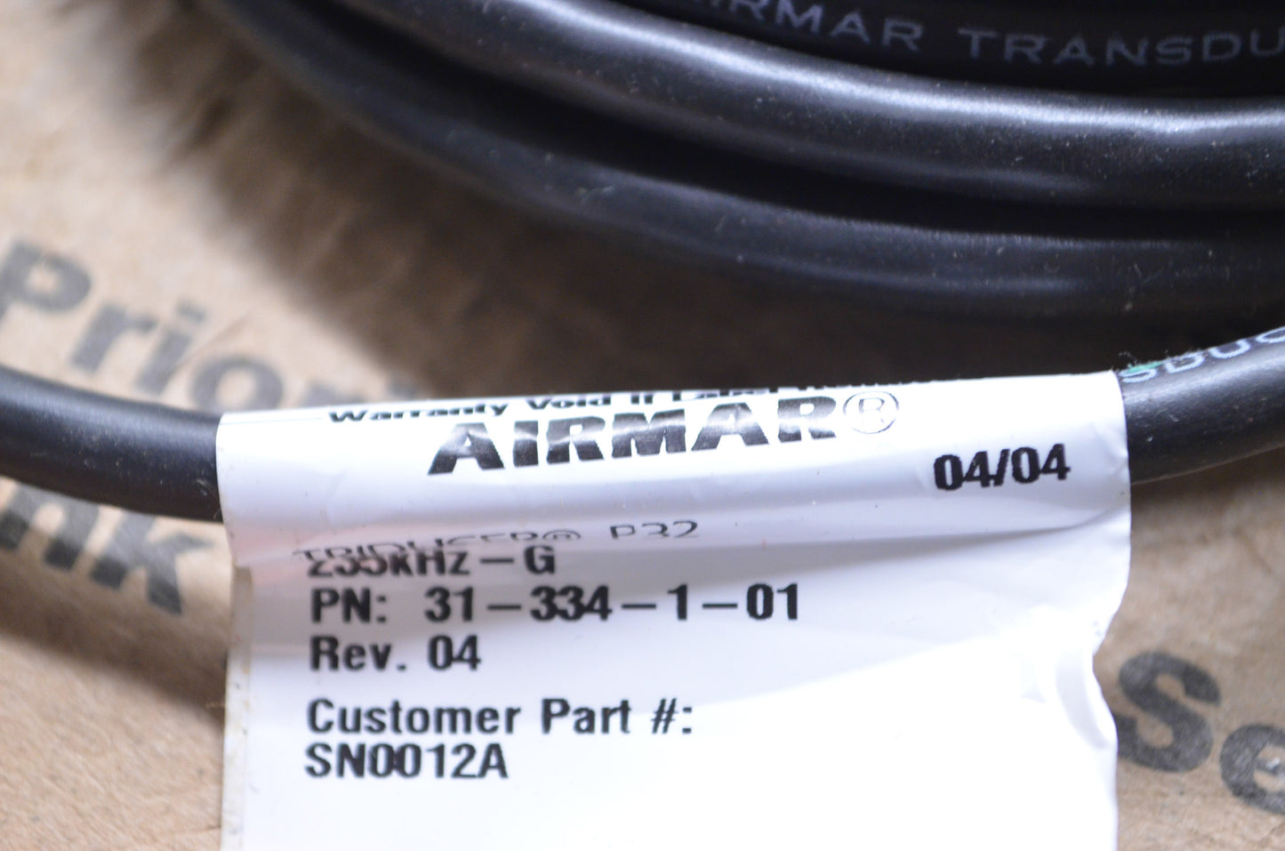 Airmar 31-334-1-01 Transom Mount Transducer Kit