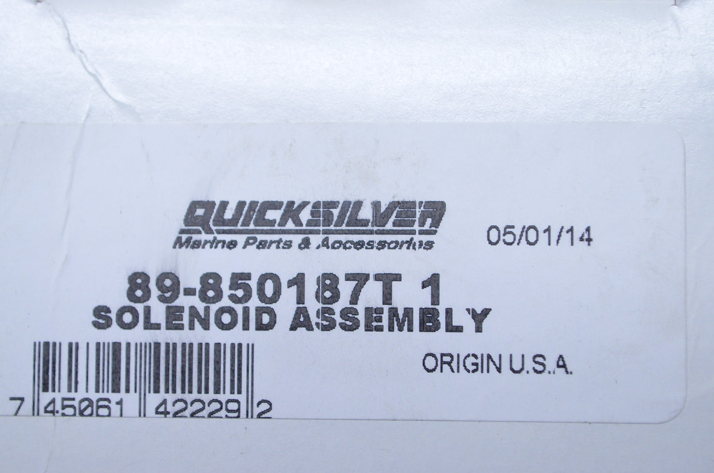 New OEM Mercury Solenoid Assembly NOS