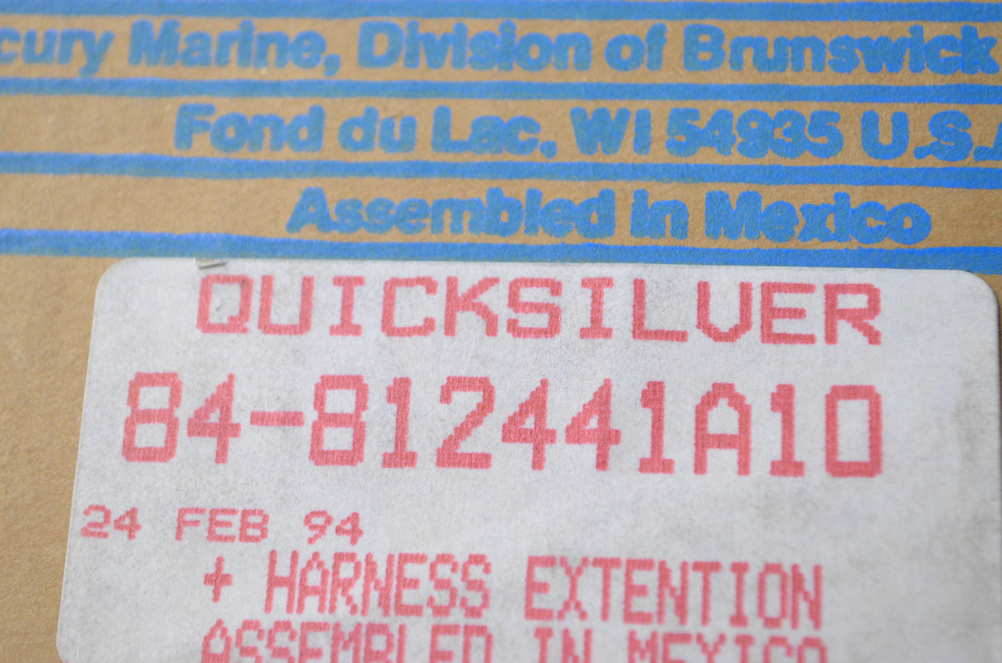 New OEM Mercury Harness Extension NOS