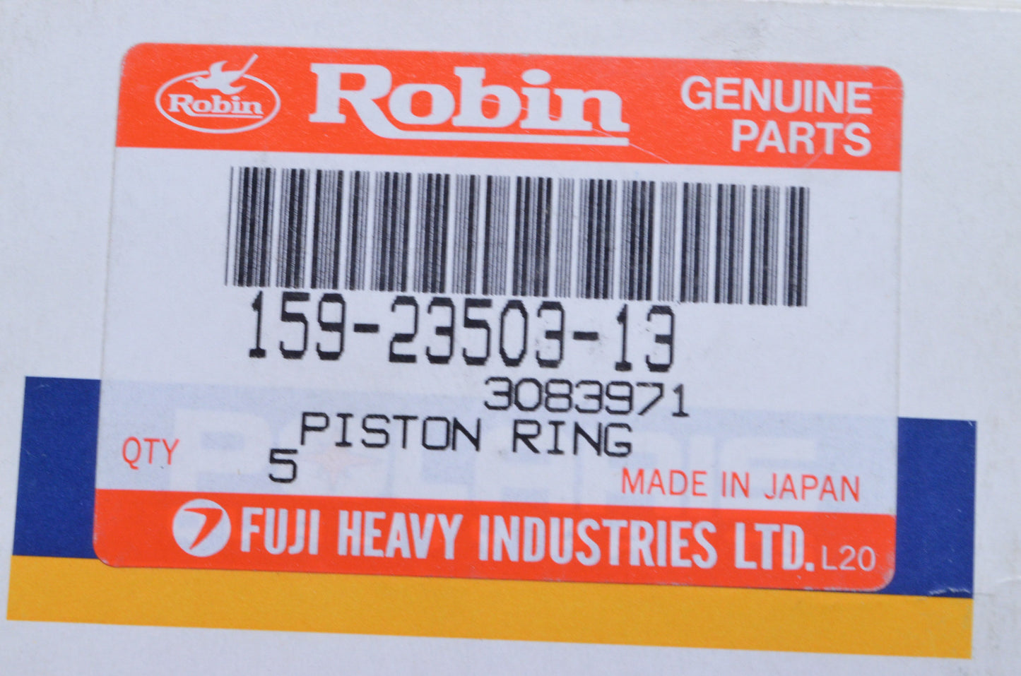 Piston Ring Qty 5 NOS