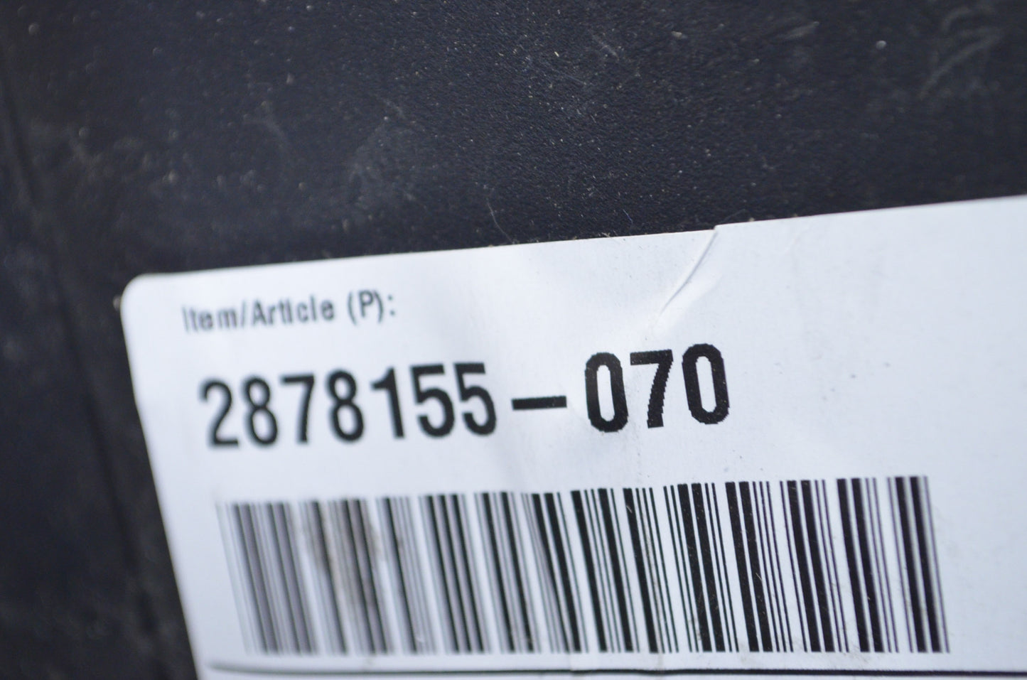 OEM Polaris 2878155-070 Black Pro RMK Skid Plate NOS