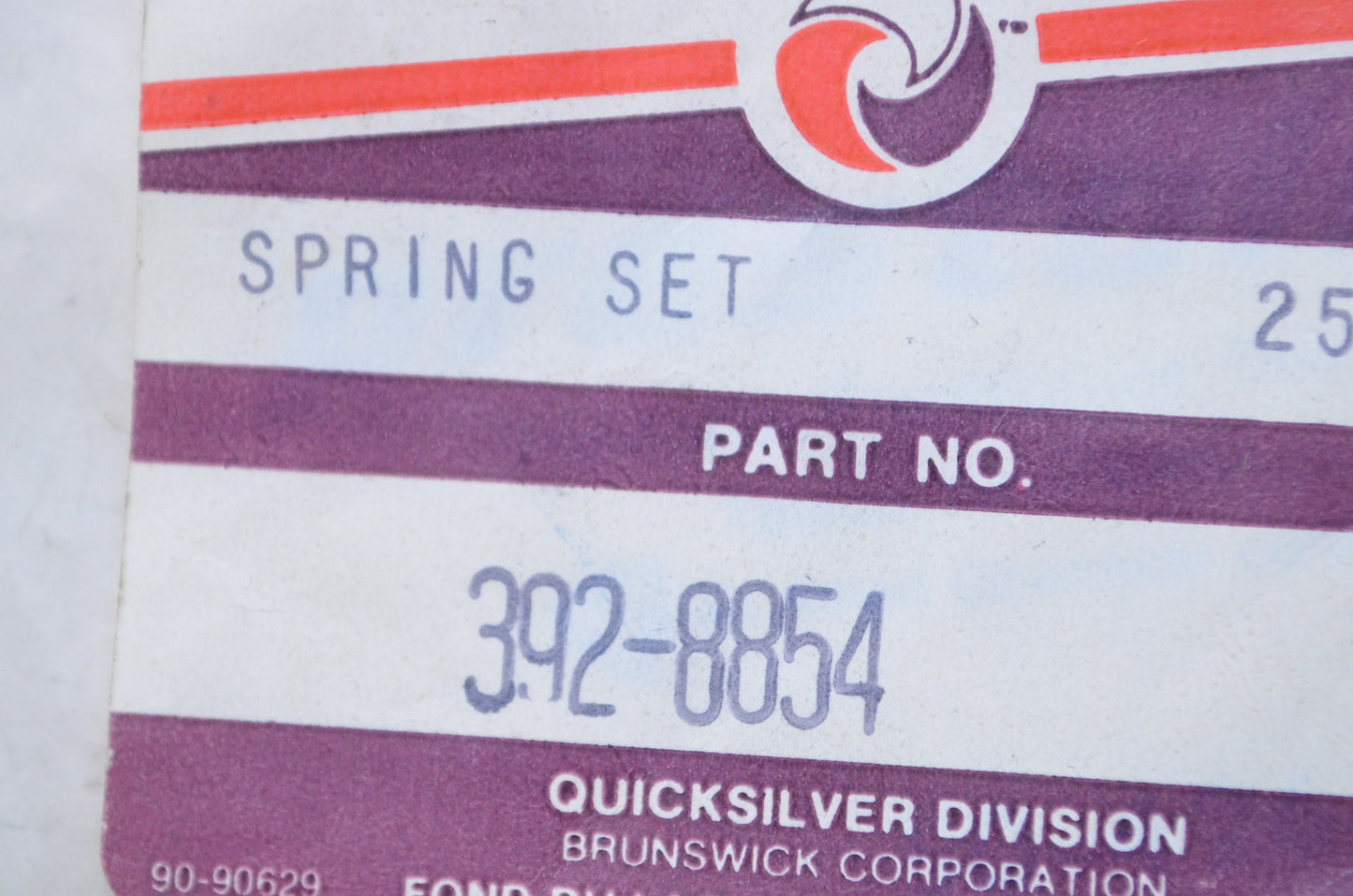 OEM Mercury 392-8854 Spring Kit NOS