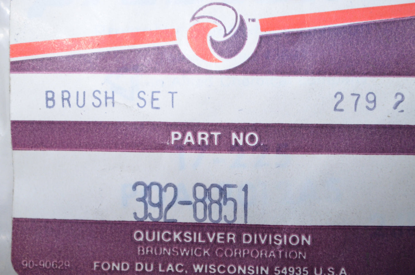 OEM Mercury 392-8851 Brush Kit NOS
