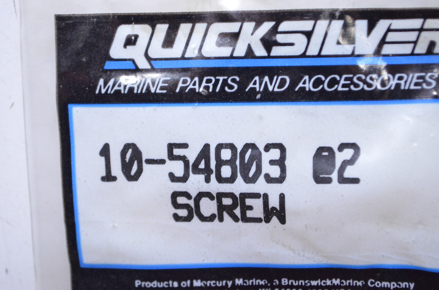 OEM Mercury 10-54803 Screw Qty 2 NOS