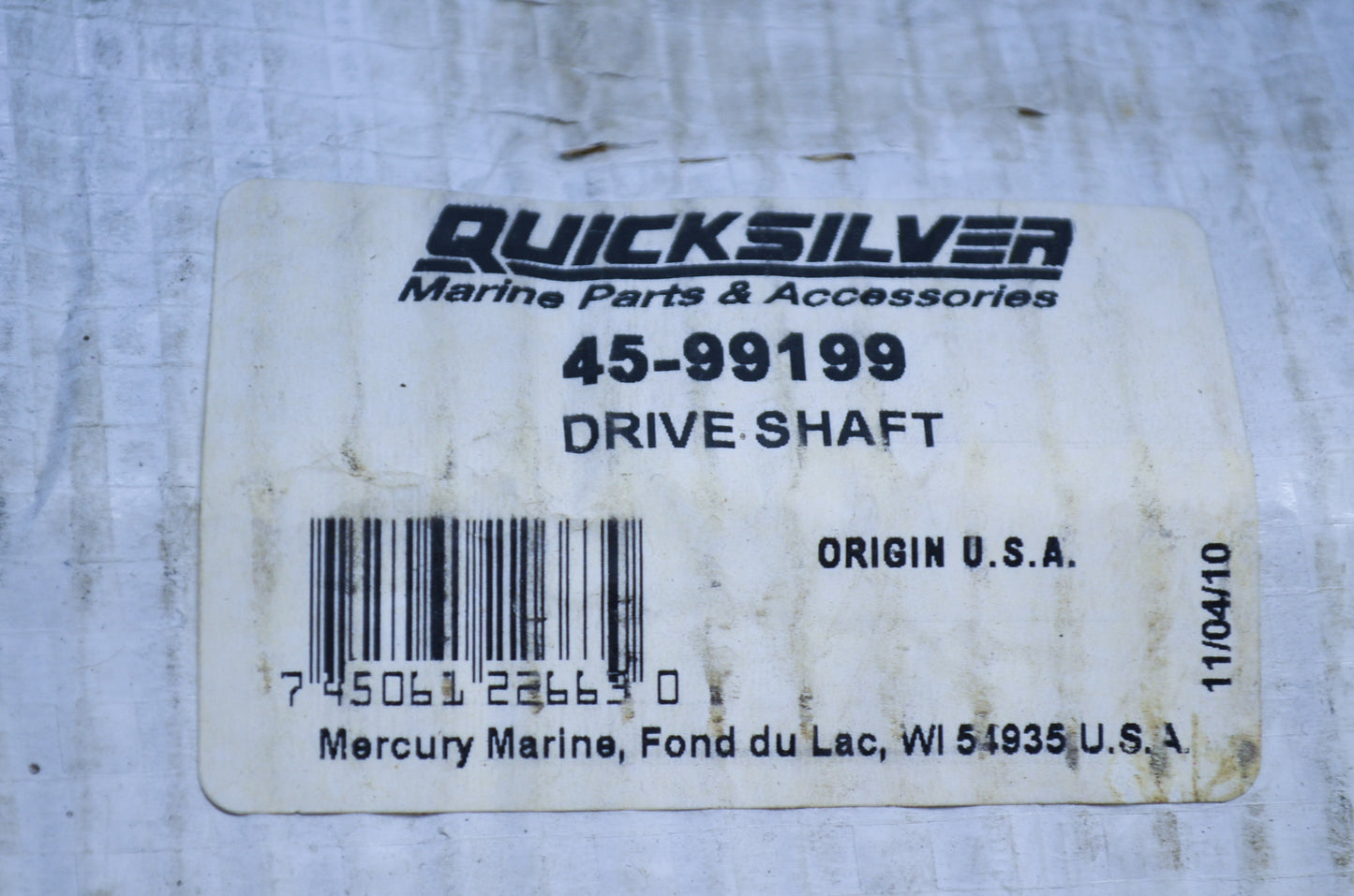 New OEM Mercury Driveshaft NOS