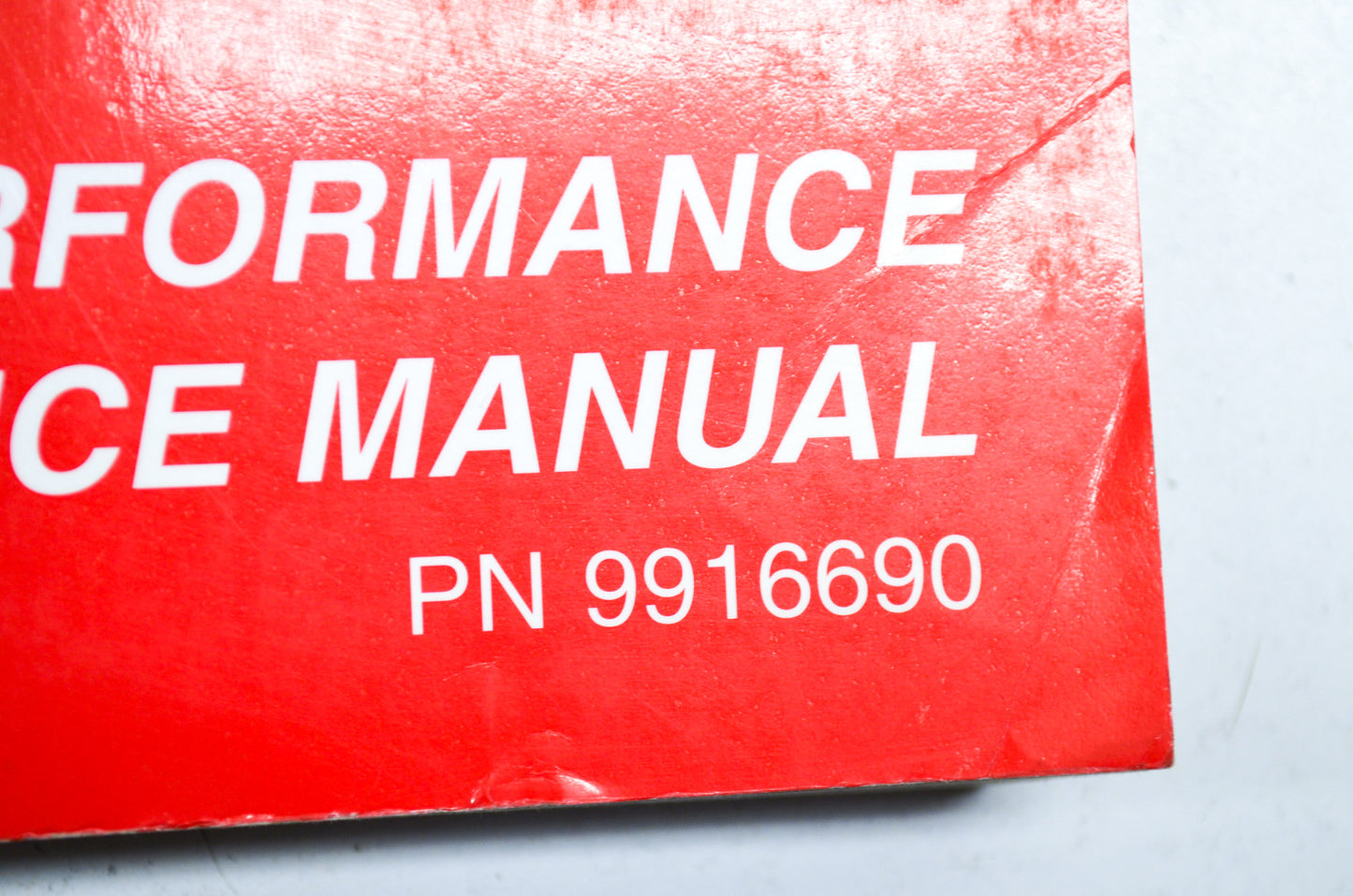OEM Polaris 9916690 Service Manual 01 High Performance NOS