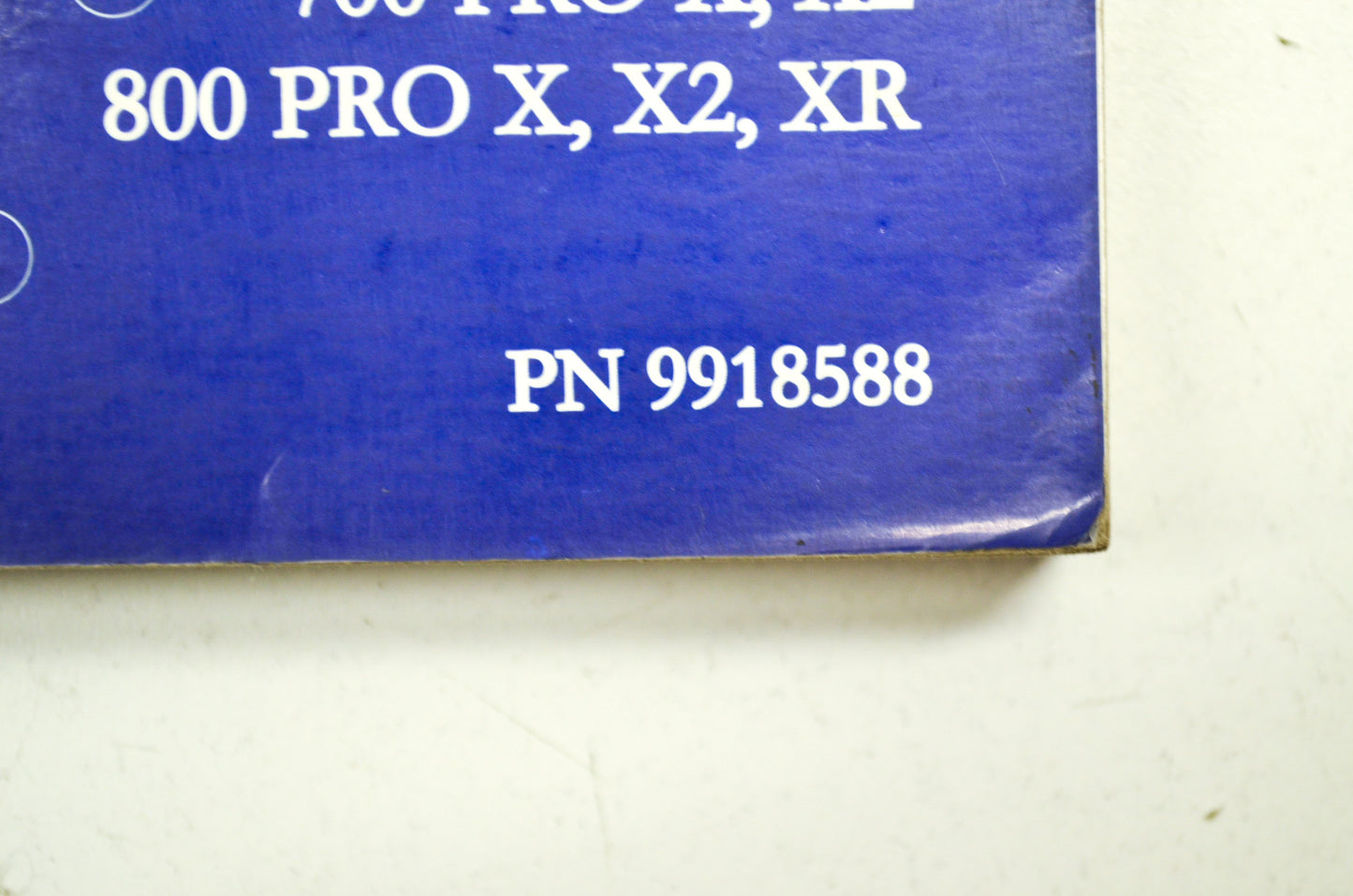 OEM Polaris 9918588 Service Manual 04 Pro X