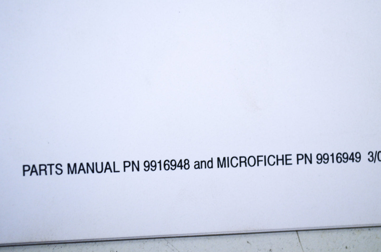OEM Polaris 9916948 Parts Book 02 800 XCR NOS