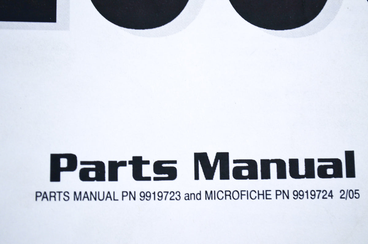 OEM Polaris 9919723 Parts Book 06 SUPERSPORT NOS