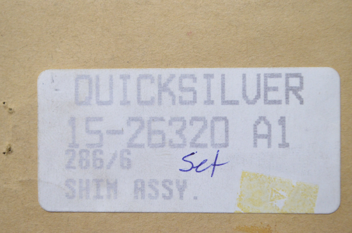 OEM Mercury 15-26320A1 Shim Assembly NOS