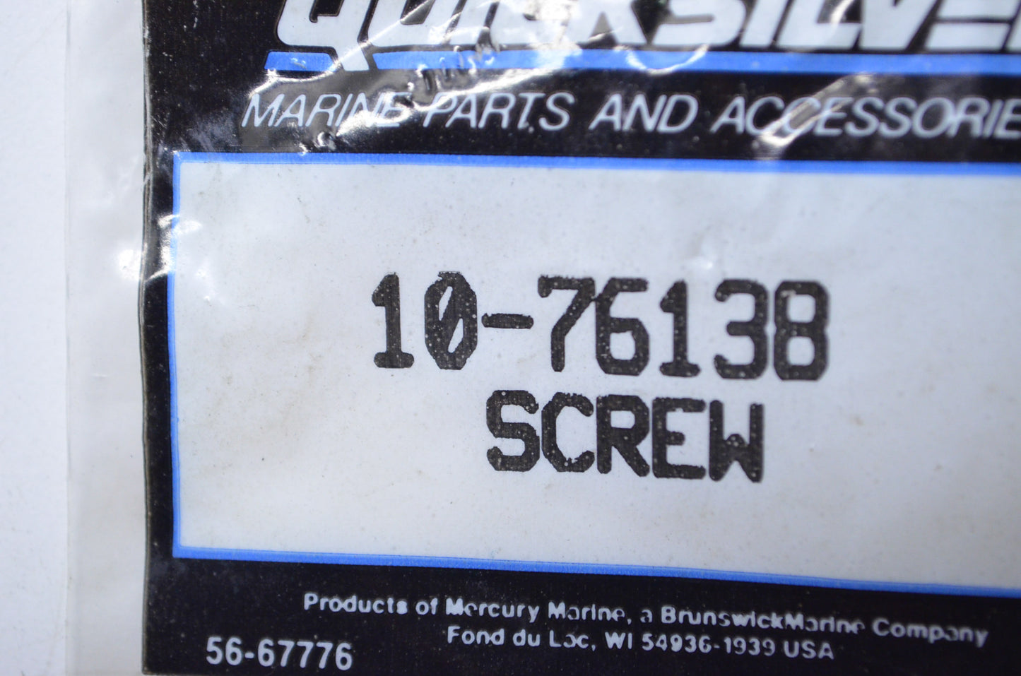 OEM Mercury 10-76138 Screw NOS