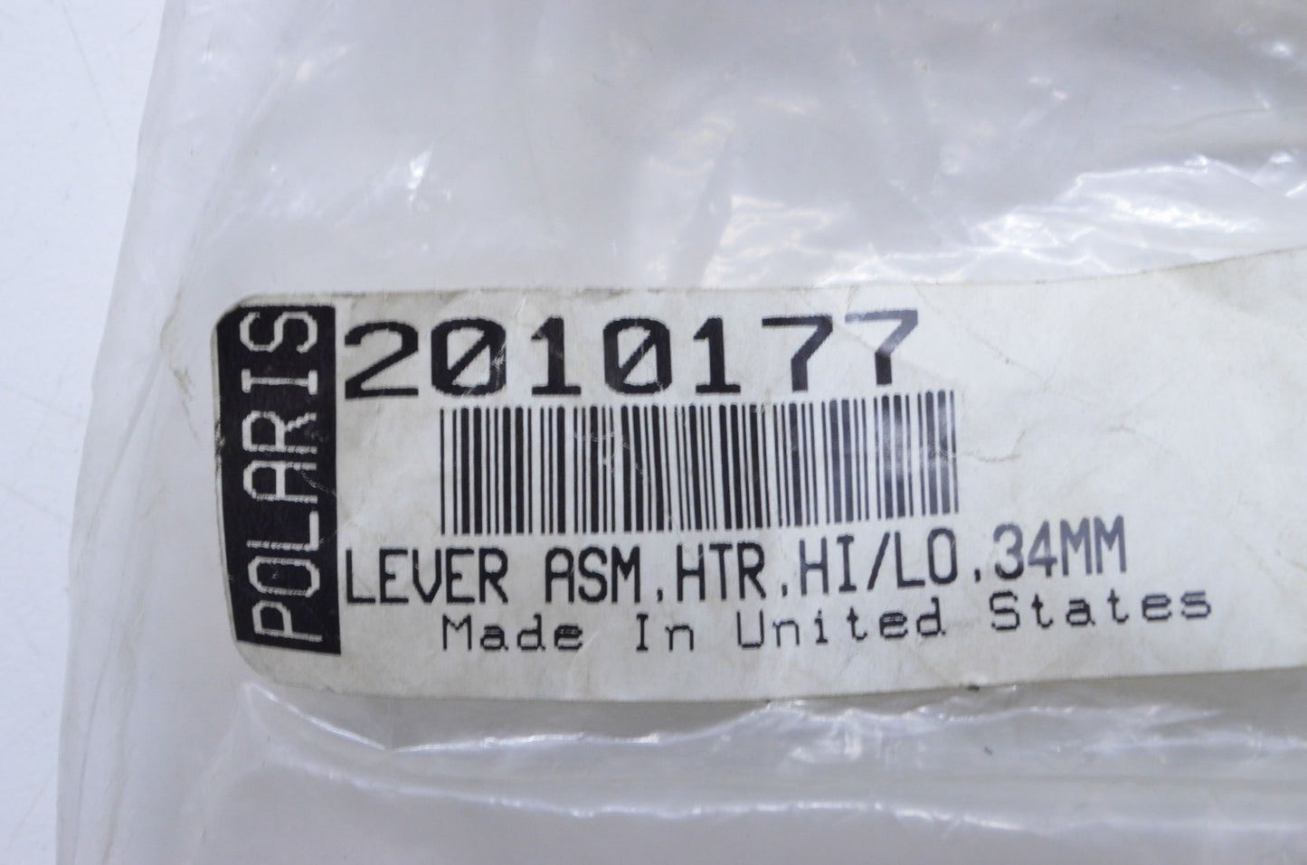 New OEM Polaris .34MM Hi/Lo Lever Assembly NOS