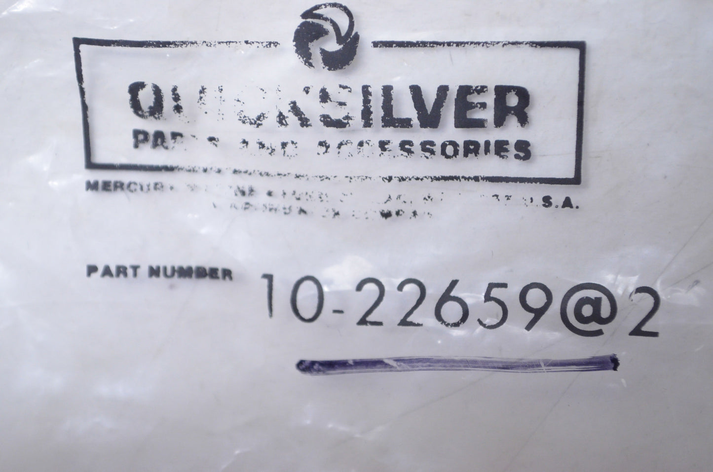 OEM Aftermarket 10-22659 Mercury Screw Qty 2 NOS