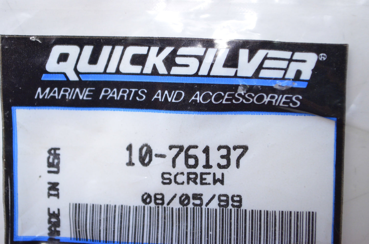 OEM Mercury 10-76137 Screw NOS