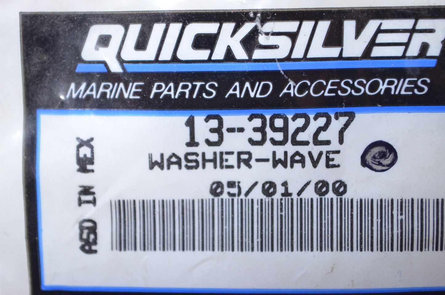 OEM Mercury 13-39227 Wave Washer Qty 9 NOS