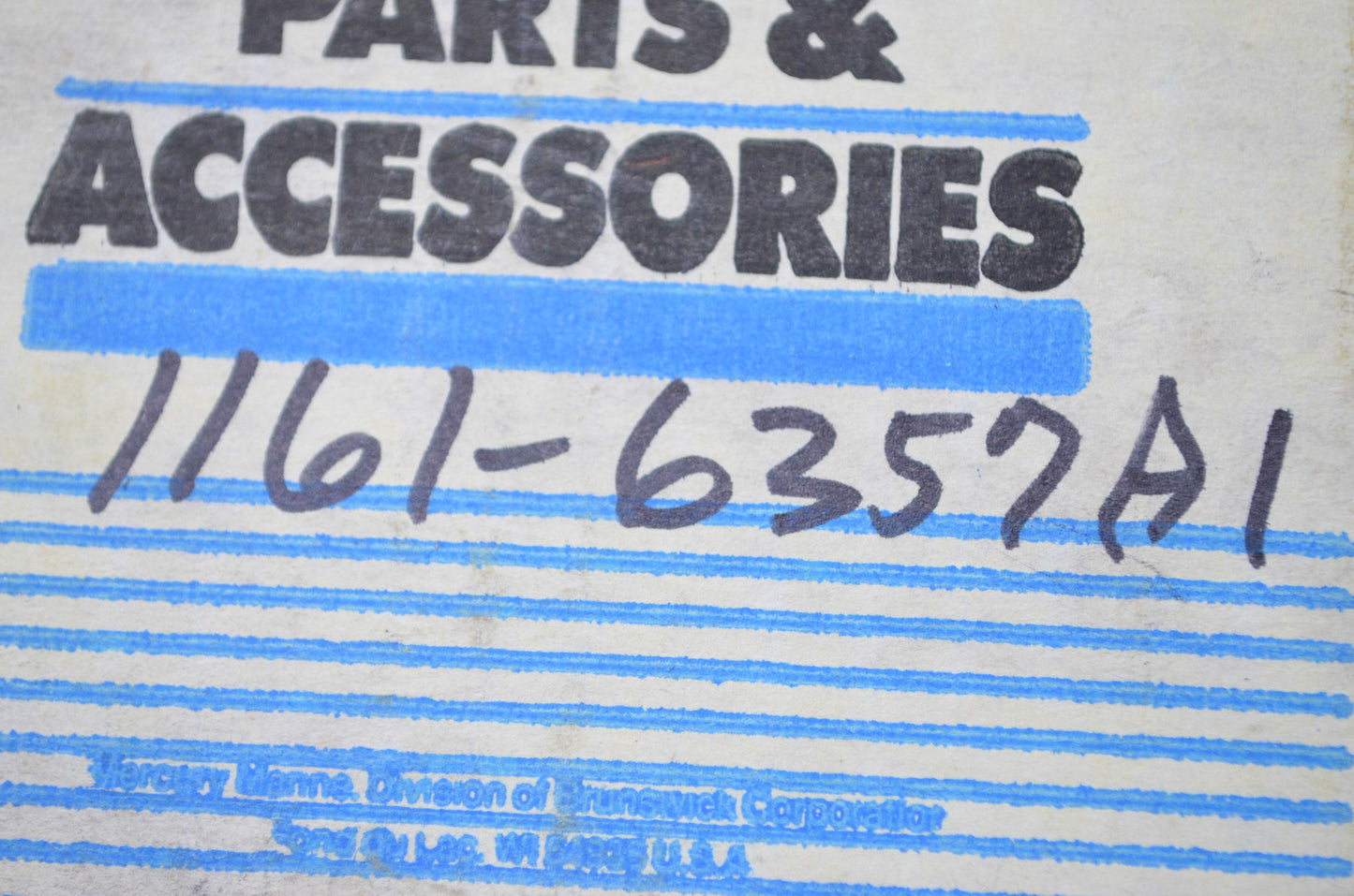 OEM Mercury 1161-6357A 1 End Cap Assembly NOS