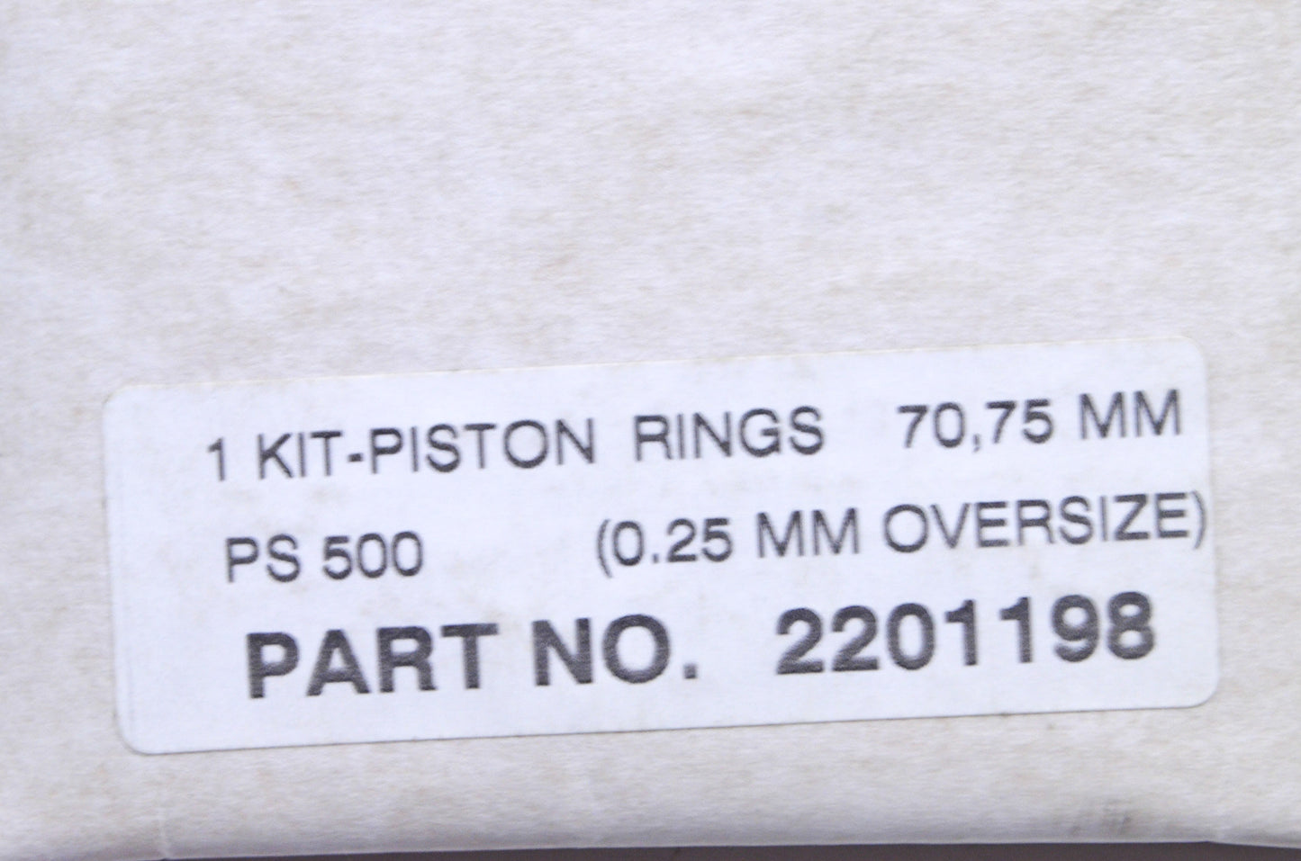 OEM Polaris 2201198 Piston Ring Kit 70,75MM NOS