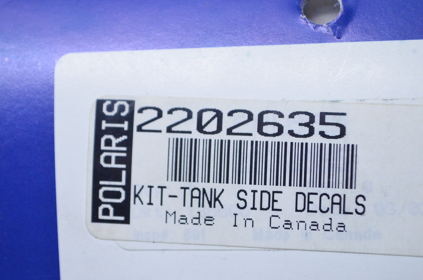 OEM Polaris 2202635 2004 Sportsman 700 Tank Side Decal Kit NOS