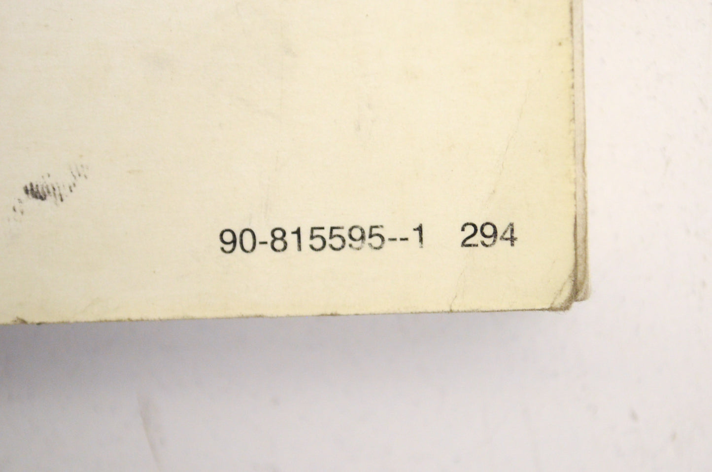 OEM Mercury 90-815595-1, 90-815595--1 Outboard Service Manual 2.5 Models