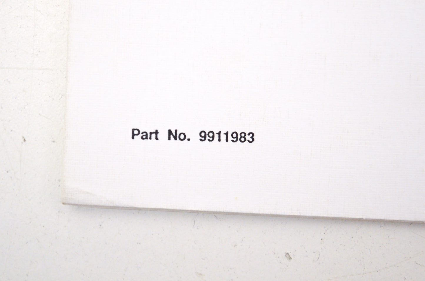 New OEM Polaris 1991 Tail Boss 4X4 350L Parts Manual NOS
