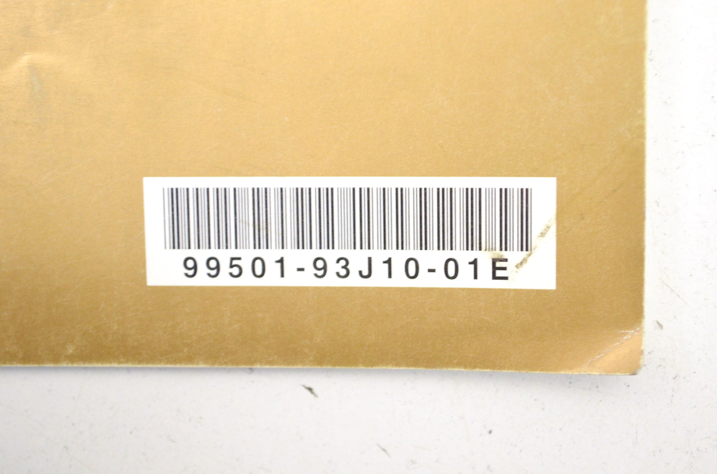 OEM Suzuki 99501-93J10-01E Supplementary Service Manual