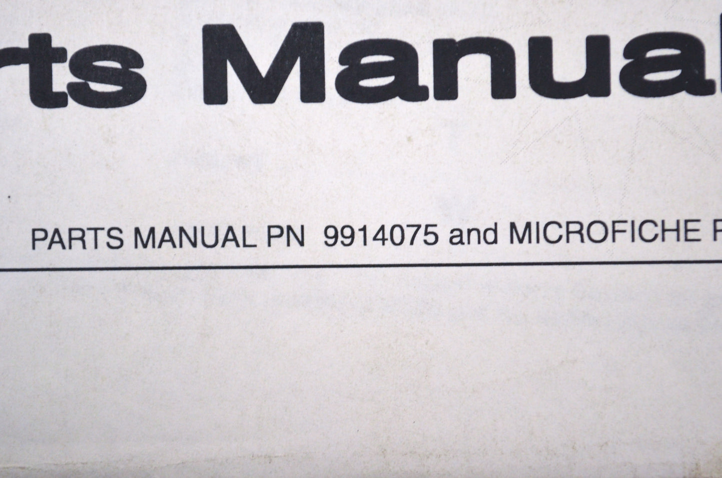 OEM Polaris 9914075 1997 Magnum 6X6 Parts Manual