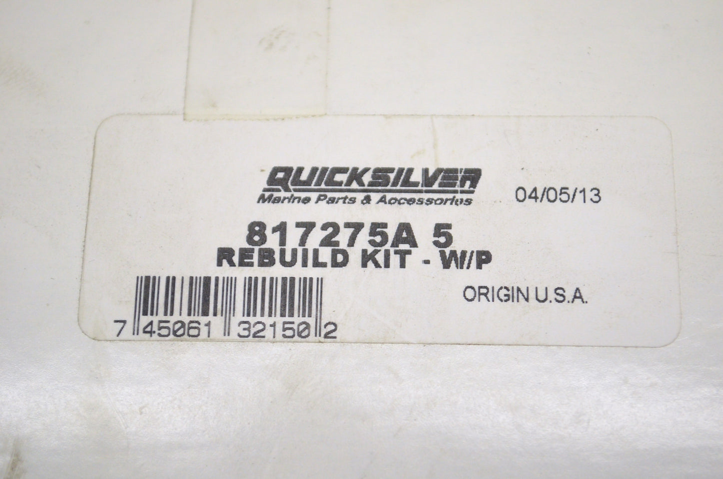 Water Pump Rebuild Kit (Incomplete) NOS